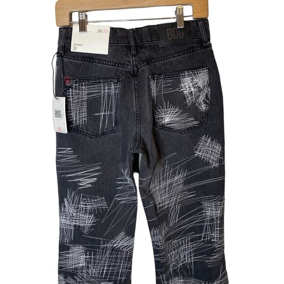 BDG Urban Outfitters 90s Bootcut Jean Embroidered size 26 - Picture 4 of 7